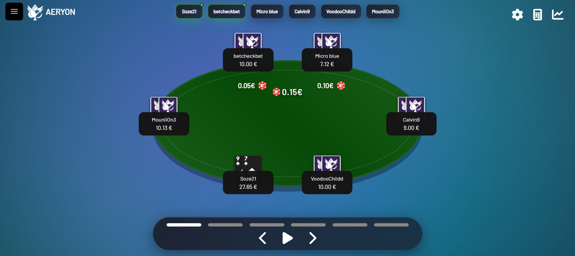 Nouvel affichage replayer